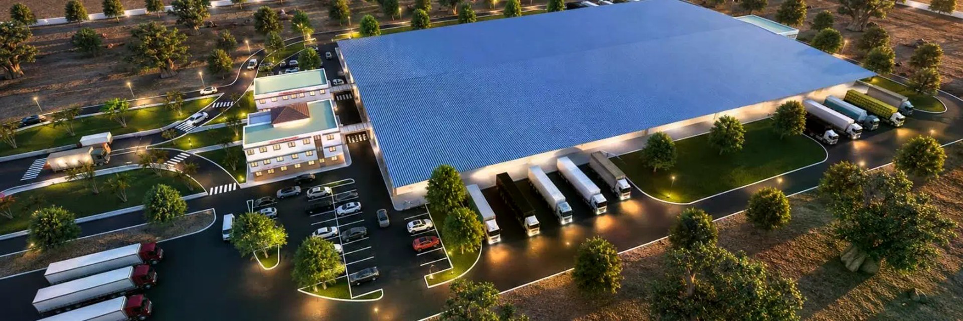 Une vue de ce que le complexe agro-industriel SM10 Agro devra donner dans 18 mois.&nbsp;